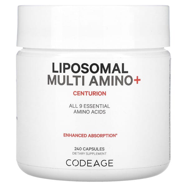 Codeage, Liposomal Multi Amino+，Centurion，240 粒膠囊