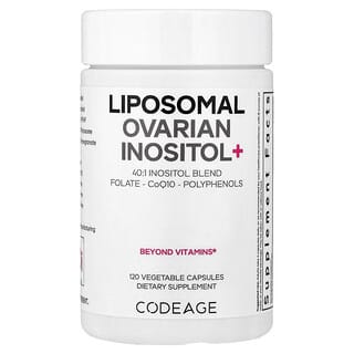 Codeage, Liposomal Ovarian Inozytol+, 120 kapsułek