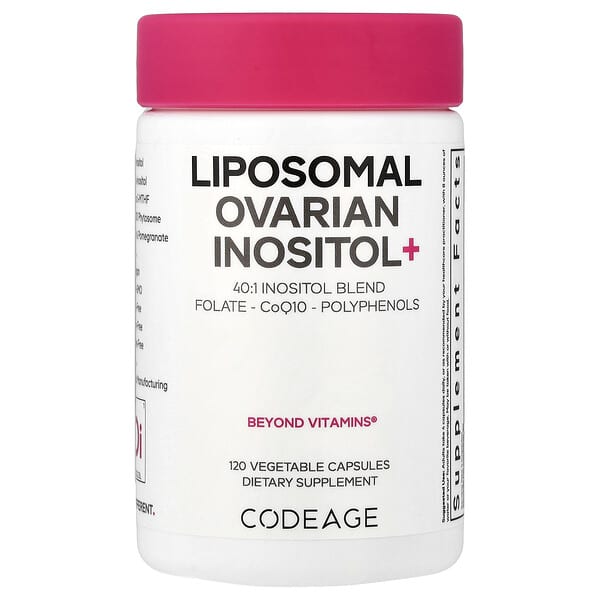 Codeage, Inozitol ovarian lipozomal +, 120 capsule vegetale