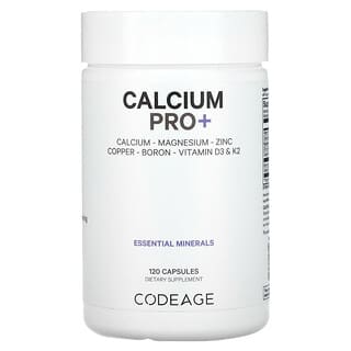 Codeage, Calcium Pro +, 120 cápsulas