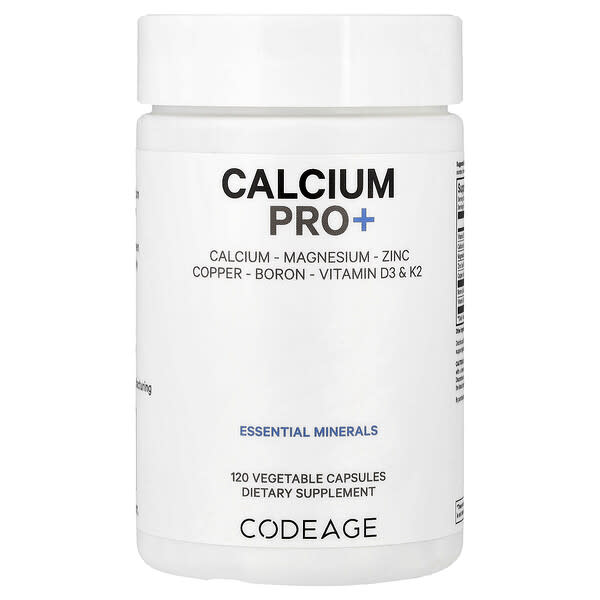 Calcium Pro+, 120 Vegetable Capsules