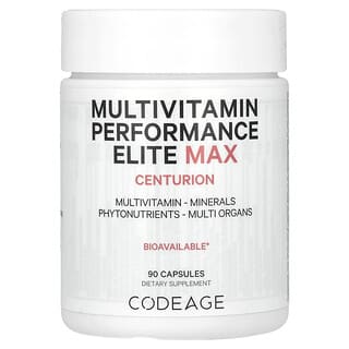 Codeage, Multivitamin Performance Elite Max, мультивитамины, 90 капсул