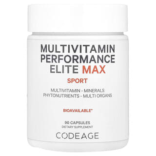 Codeage, Multivitamin Performance Elite Max, Multivitaminleistung Elite Max, 90 Kapseln