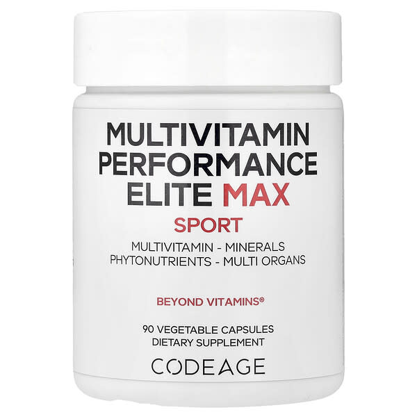 Codeage, Suplemento multivitamínico Performance Elite Max para deportistas, 90 cápsulas