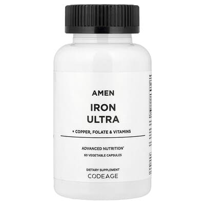 Codeage, Amen, Iron Ultra, 60 Vegetarian Capsules