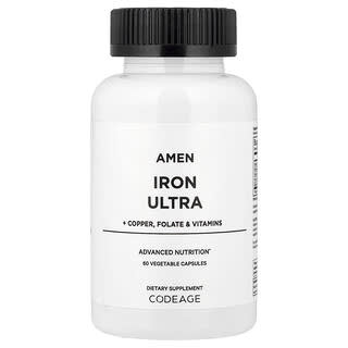 Codeage, Amen，Iron Ultra，60 粒素食膠囊