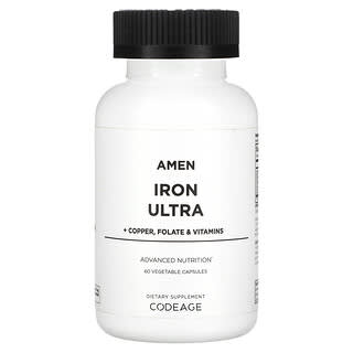 Codeage, Amén, Iron Ultra`` 60 cápsulas vegetales