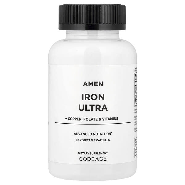 Amen, Iron Ultra, 60 Vegetable Capsules