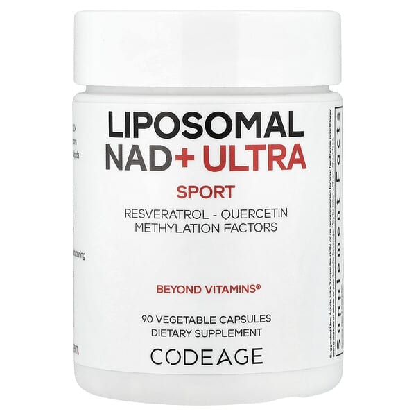 Codeage, Sport, Liposomal NAD+ ULTRA, 90 Vegetable Capsules