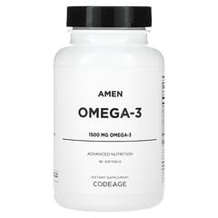 Amen Omega 3 1 500 mg 90 Softgels 1.500 mg per Soft Gel