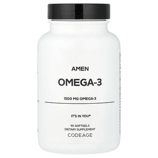 Codeage, Amen, омега-3, 90 капсул (750 мг в 1 капсуле)