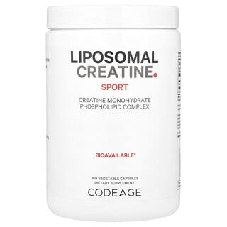 Codeage, Creatina Lipossomal, 300 Cápsulas