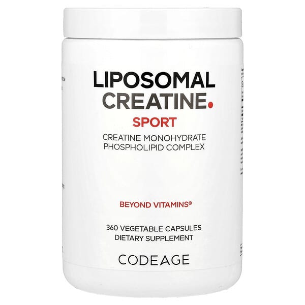 Sport, Liposomal Creatine, 360 Vegetable Capsules (625 mg per Capsule)
