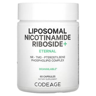 Codeage, Liposomal, Ribósido de nicotinamida, 60 cápsulas