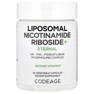 Codeage, Liposomal Nicotinamide Riboside+, 60 Vegetable Capsules