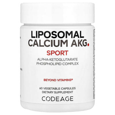Codeage, Liposomal Calcium AKG, 700 mg, 60 Vegetarian Capsules