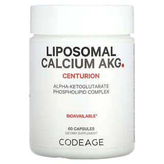 Codeage, Cálcio Lipossomal AKG, 60 Cápsulas