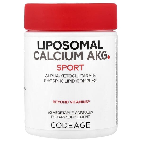 Codeage, Liposomal Calcium AKG, 60 Vegetable Capsules (700 mg per Capsule)