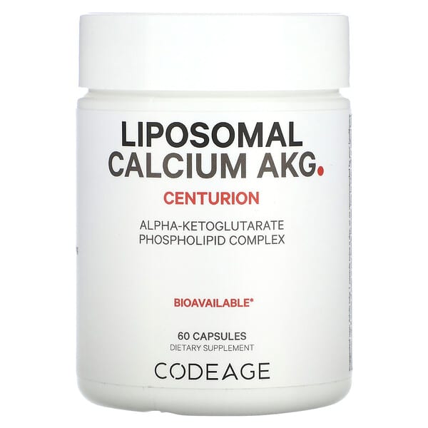 Codeage, Liposomal Calcium AKG, 60 Capsules