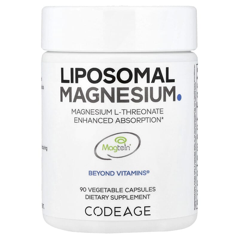 L-treonat de magneziu lipozomal, 90 capsule vegetale