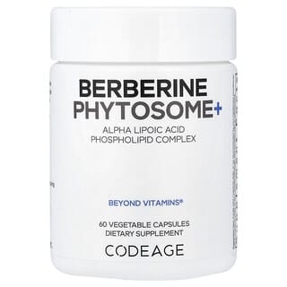 Codeage, Berberine Phytosome+, 60 Vegetable Capsules