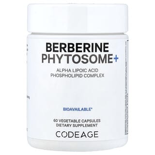 Codeage, Berberina Fitossoma+, 60 Cápsulas Vegetais