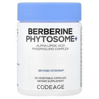 Codeage, 베르베린 파이토솜+, 베지 캡슐 60정