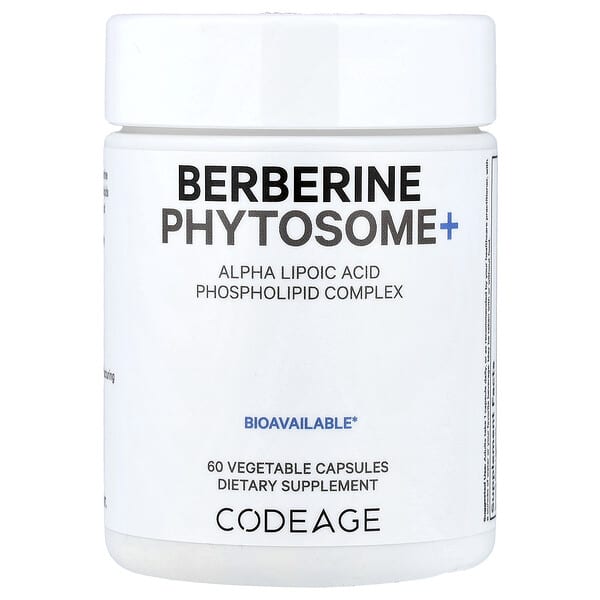 Berberine Phytosome+, 60 Vegetable Capsules