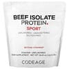 Codeage, Sport, говежди изолат протеин на прах, без добавени аромати, 750 g (1,65 lb)
