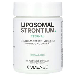 Codeage, Liposomal Strontium, liposomales Strontium, 90 pflanzliche Kapseln