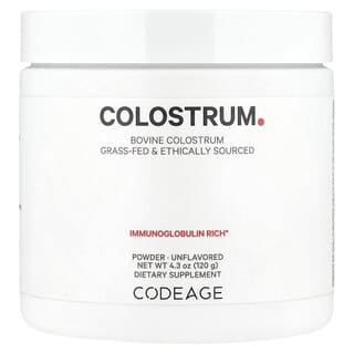 Codeage, Colostrum Powder, Unflavored, 4.3 oz (120 g)