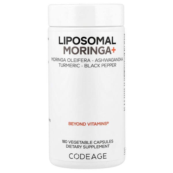 Codeage, Liposomal Moringa+, 180 Vegetable Capsules