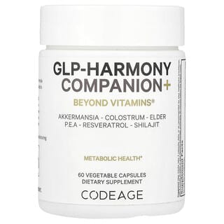 Codeage, GLP-Harmony Companion+, 60 Vegetable Capsules