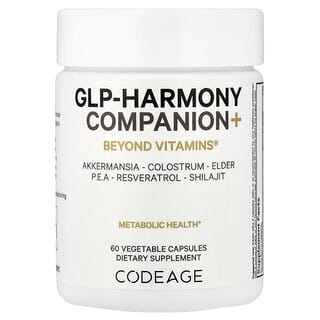 Codeage, GLP-Harmony Companion+, 60 Vegetable Capsules
