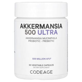 Codeage, Akkermansia 500 Ultra, 90 Vegetable Capsules
