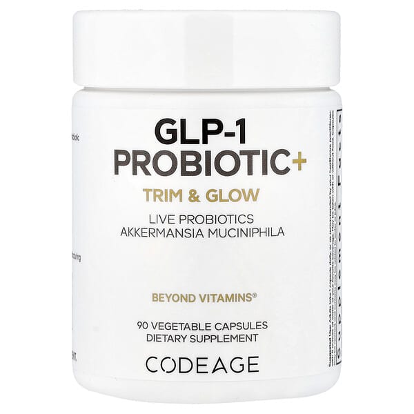 Codeage, GLP-1 Probiotic+, 90 Vegetable Capsules