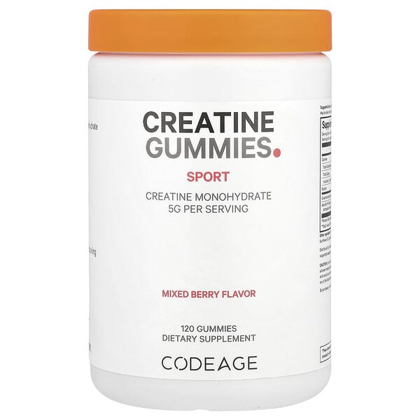 Sport, Creatine Gummies, Mixed Berry, 120 Gummies