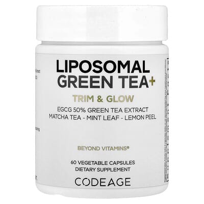 Codeage, Liposomal Green Tea+, 60 Vegetable Capsules