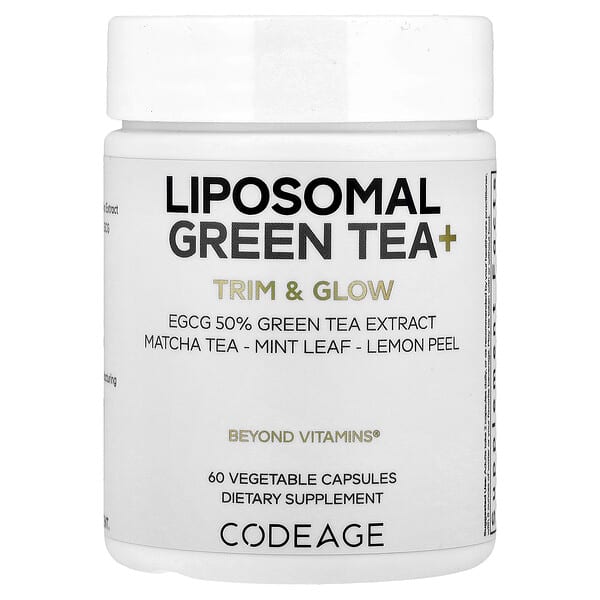 Codeage, 脂質體綠茶+ 素食膠囊，60 粒