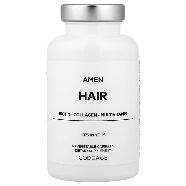 Codeage, 頭髮，60 粒素食膠囊