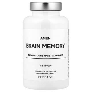 Codeage, Amen, Brain Memory, 60 kapsułek roślinnych