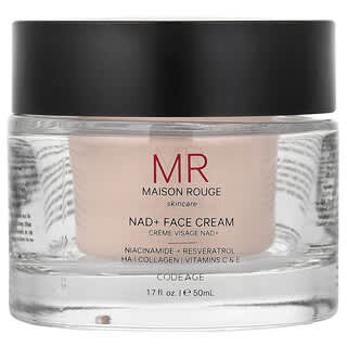 Codeage, Maison Rouge, NAD+ Face Cream, Gesichtscreme mit NAD+, 50 ml (1,7 fl. oz.)