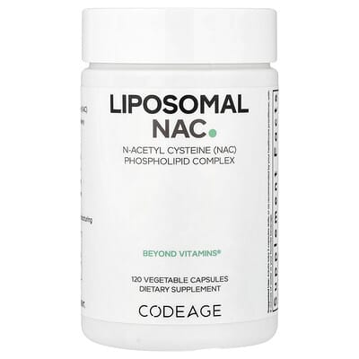 Codeage, Liposomal NAC, 120 Vegetarian Capsules (450 mg per capsule)
