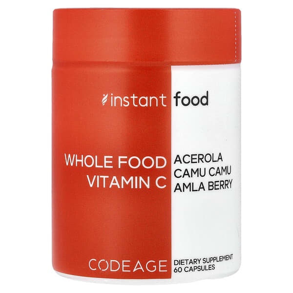 Whole Food Vitamin C, 60 Capsules