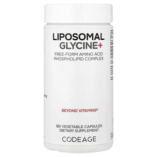 Codeage, Liposomal Glycine+, 180 Vegetable Capsules