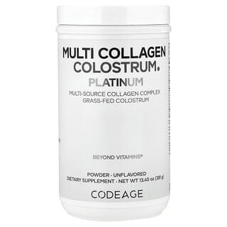 Codeage, Multi Collagen Colostrum Platinum, ízesítetlen, 13,40 uncia (381 g)