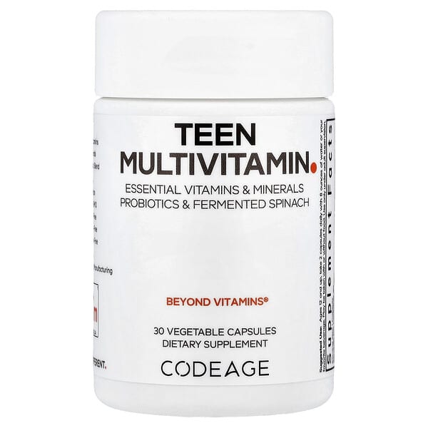 Teen Multivitamin, 30 Vegetable Capsules