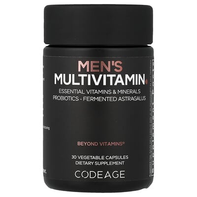 Codeage, Men's Multivitamin, 30 Vegetable Capsules