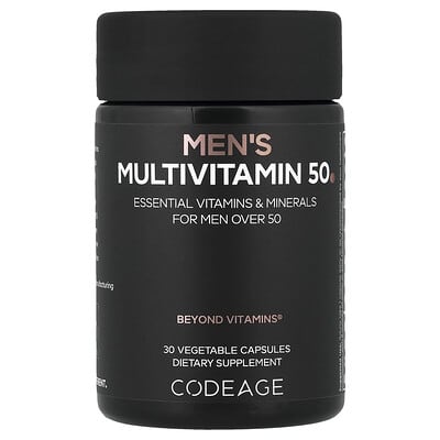 Codeage, Men's Multivitamin 50, 30 Vegetarian Capsules