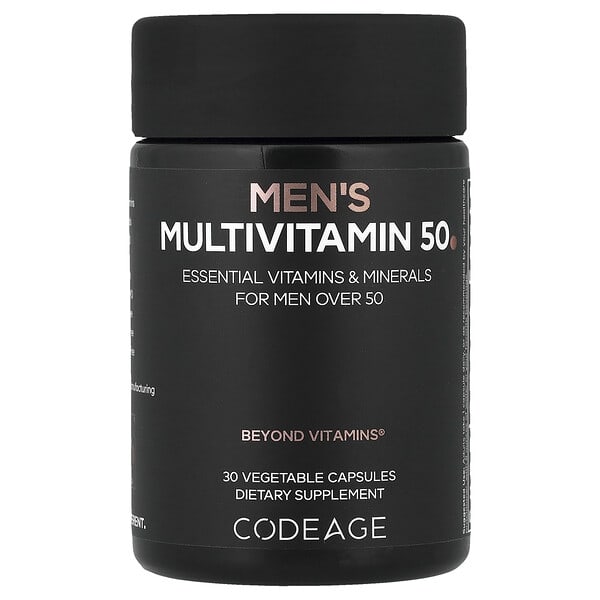 Men's Multivitamin 50, 30 Vegetable Capsules